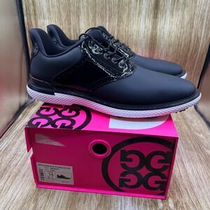 G/FORE Gallivan2R G/Lock TPU Saddle Golf Shoes Mens Size 14 Onyx Black GMF000075